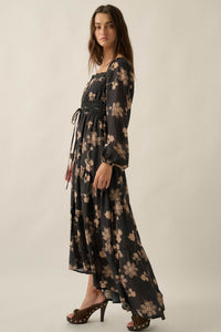 Timeless Romance Floral Button-Up Maxi Prairie Dress - ShopPromesa