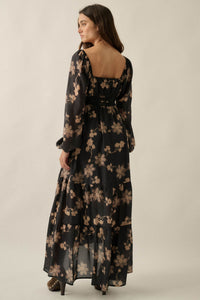 Timeless Romance Floral Button-Up Maxi Prairie Dress - ShopPromesa