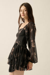 Passing Fancy Paisley and Floral Paneled Maxi Dress - ShopPromesa