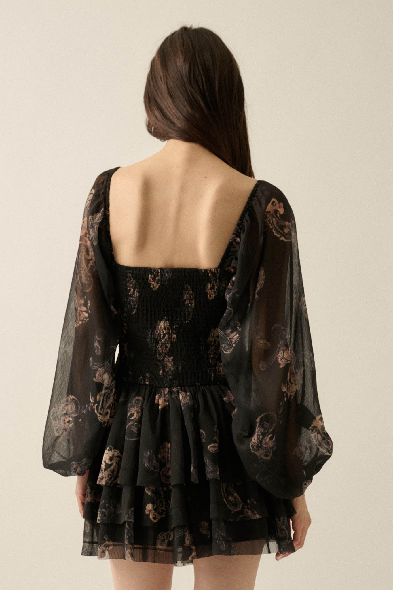 Passing Fancy Paisley and Floral Paneled Maxi Dress - ShopPromesa