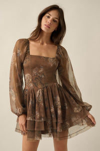 Passing Fancy Paisley and Floral Paneled Maxi Dress - ShopPromesa