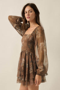 Passing Fancy Paisley and Floral Paneled Maxi Dress - ShopPromesa