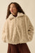 Fur Sure Faux Fur Collared Zip-Up Teddy Jacket - ShopPromesa