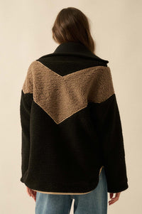 Winter Games Chevron Colorblock Fleece Jacket - ShopPromesa