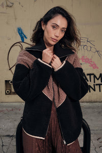 Winter Games Chevron Colorblock Fleece Jacket - ShopPromesa