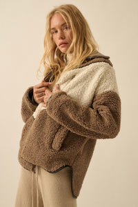 Winter Games Chevron Colorblock Fleece Jacket - ShopPromesa