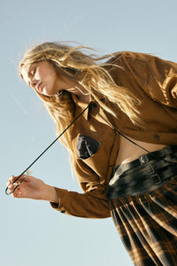 Soft Spoken Vegan Suede Pocket Shacket - ShopPromesa