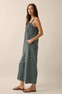 Better Than Ever Gathered Wide-Leg Modal Jumpsuit - ShopPromesa