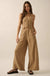Natural Order Wide-Leg Linen-Blend Vest Jumpsuit - ShopPromesa
