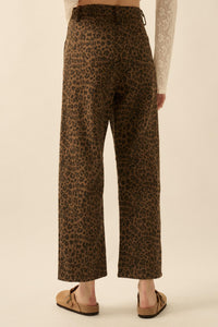 Law of the Jungle Leopard Twill Barrel Pants - ShopPromesa