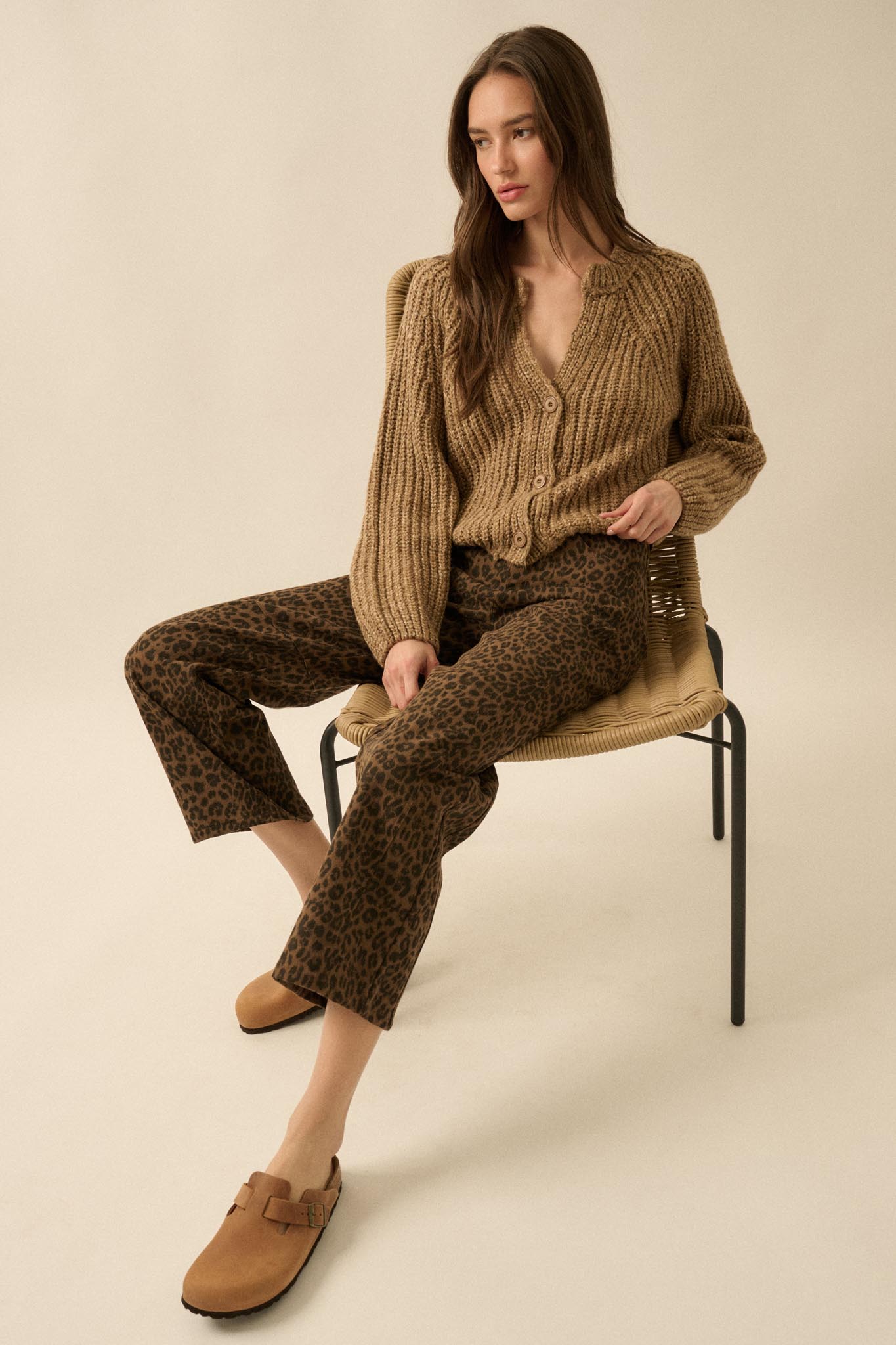 Law of the Jungle Leopard Twill Barrel Pants - ShopPromesa