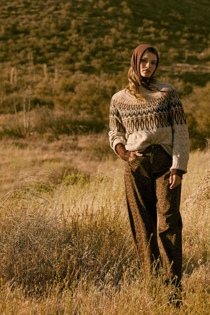 Law of the Jungle Leopard Twill Barrel Pants - ShopPromesa