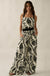 Jungle Queen Tropical-Print Wide-Leg Halter Jumpsuit - ShopPromesa