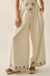 For Shore Shell-Embroidered Wide-Leg Pocket Pants - ShopPromesa