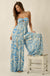 Nomad Days Abstract Floral-Print Strapless Jumpsuit - ShopPromesa