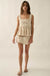 Playful Petals Floral-Embroidered Wrap Mini Skort - ShopPromesa
