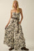 Sultry Season Tropical Strapless Wide-Leg Jumpsuit - ShopPromesa