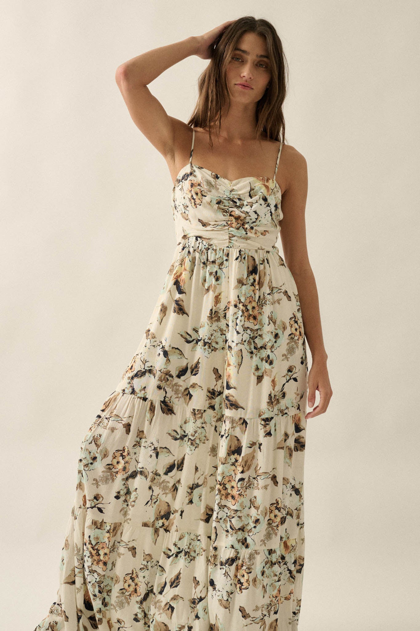 Bonita Jardin Floral Tiered Wide-Leg Jumpsuit - ShopPromesa