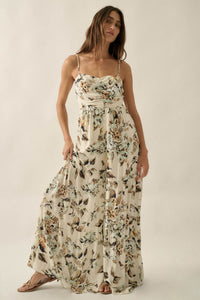 Bonita Jardin Floral Tiered Wide-Leg Jumpsuit - ShopPromesa