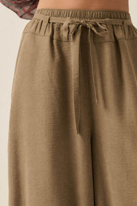 Smooth the Way Vegan Suede Cuffed Balloon Pants - ShopPromesa