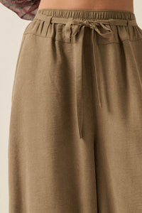 Smooth the Way Vegan Suede Cuffed Balloon Pants - ShopPromesa