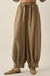 Smooth the Way Vegan Suede Cuffed Balloon Pants - ShopPromesa