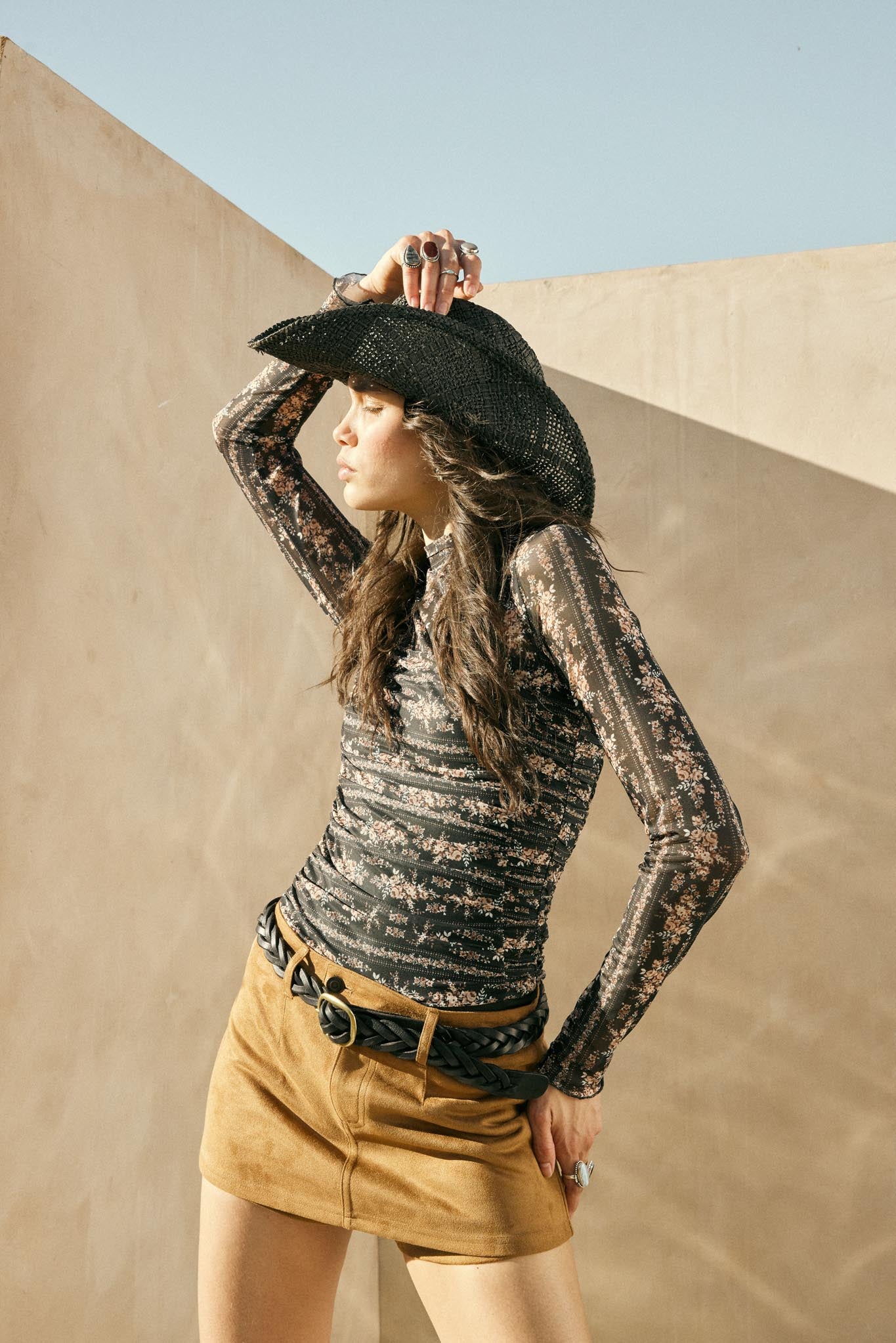 Soft Touch Vegan Suede Mini Skort - ShopPromesa