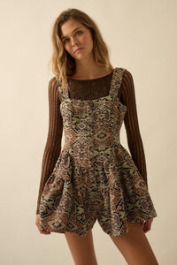 Magic Carpet Ride Tapestry Romper Dress - ShopPromesa