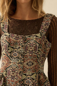 Magic Carpet Ride Tapestry Romper Dress - ShopPromesa