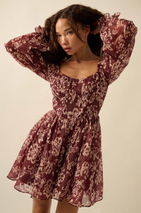 Grow in Grace Floral Organza Corset Romper Dress - ShopPromesa