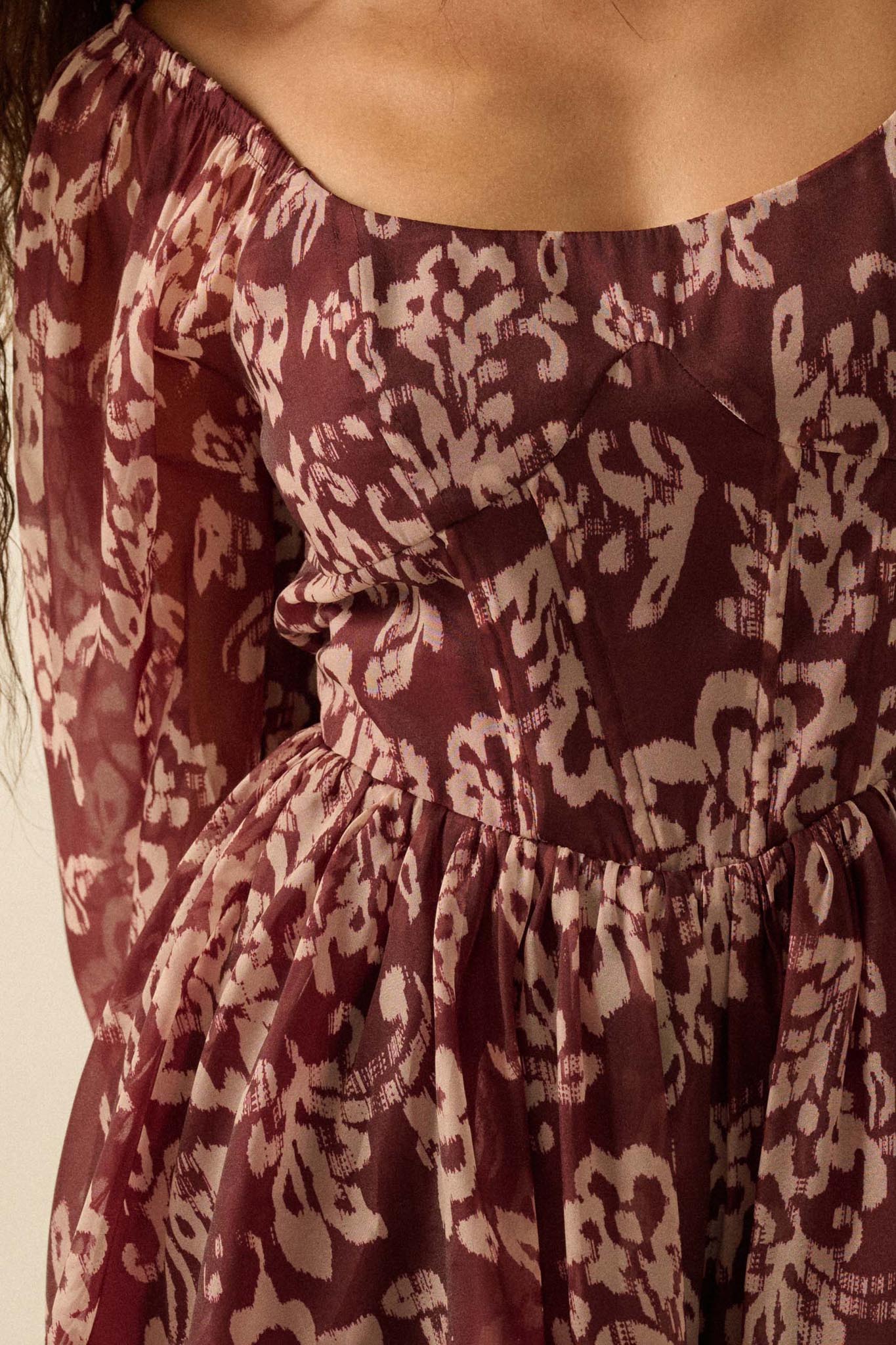 Grow in Grace Floral Organza Corset Romper Dress - ShopPromesa