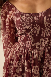 Grow in Grace Floral Organza Corset Romper Dress - ShopPromesa