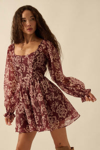 Grow in Grace Floral Organza Corset Romper Dress - ShopPromesa