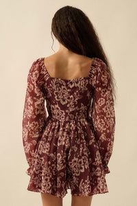 Grow in Grace Floral Organza Corset Romper Dress - ShopPromesa