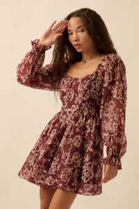 Grow in Grace Floral Organza Corset Romper Dress - ShopPromesa