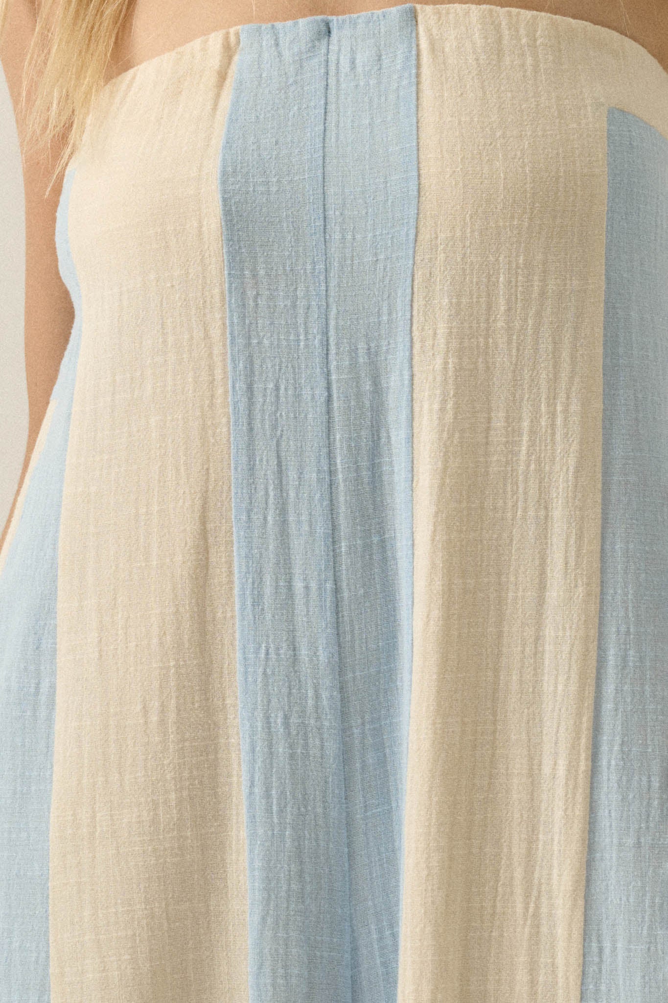 Ready to Flow Colorblock Gauze Strapless Jumpsuit - ShopPromesa