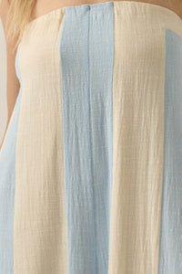 Ready to Flow Colorblock Gauze Strapless Jumpsuit - ShopPromesa