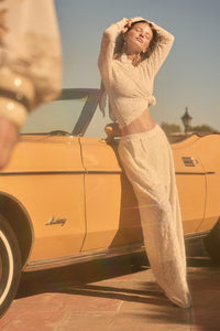 Sweet Breeze Floral Lace Wide-Leg Pants - ShopPromesa