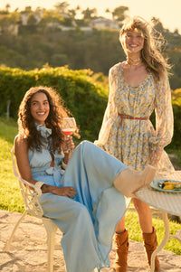 Sun-Kissed Petals Floral Chiffon Babydoll Romper - ShopPromesa