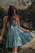 Denim Doll Smocked Tiered Halter Romper - ShopPromesa
