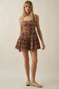 Flirty Blooms Embroidered Tiered Ruffle Romper - ShopPromesa