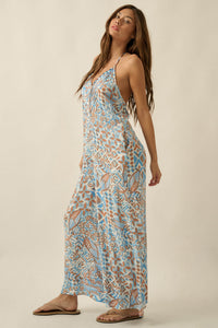 Dream Voyage Batik-Print Wide-Leg Halter Jumpsuit - ShopPromesa