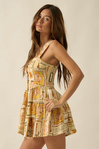Paradise Bound Tropical-Print Tiered Ruffle Romper - ShopPromesa