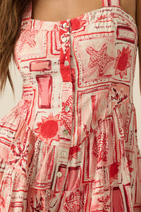 Paradise Bound Tropical-Print Tiered Ruffle Romper - ShopPromesa
