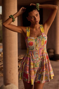 Paradise Bound Tropical-Print Tiered Ruffle Romper - ShopPromesa