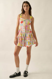 Paradise Bound Tropical-Print Tiered Ruffle Romper - ShopPromesa