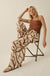 Loose Ends Ribbon-Print Wide-Leg Wrap Pants - ShopPromesa