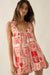 Chasing Paradise Tropical-Print Tie-Back Romper - ShopPromesa