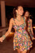 Brilliant Buds Floral Satin Tiered Ruffle Romper - ShopPromesa