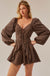 Square Deal Plaid Ruffled Tie-Front Romper - ShopPromesa